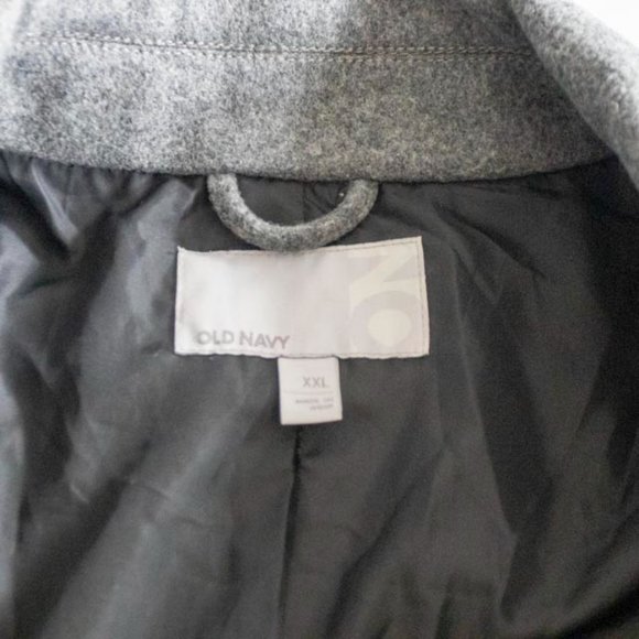 Old Navy XXL Pea Coat Grey - Picture 10 of 11